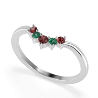 Curved Minimalist Wedding Pala Band