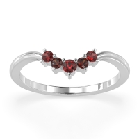 Curved Minimalist Wedding Pala Band