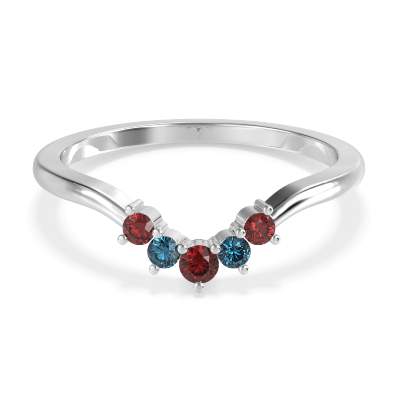 Curved Minimalist Wedding Pala Band