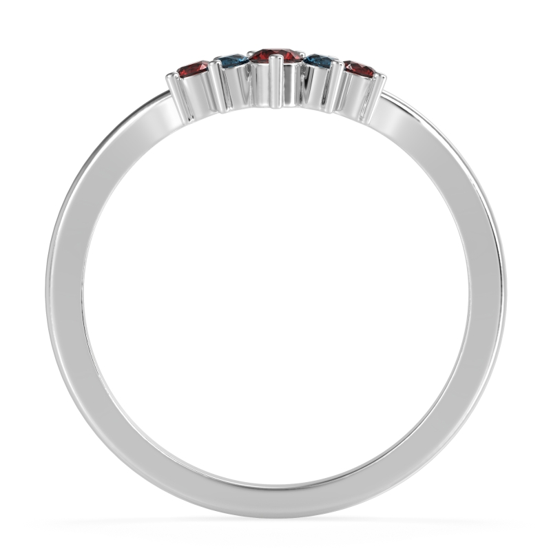Curved Minimalist Wedding Pala Band