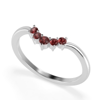 Curved Minimalist Wedding Pala Band