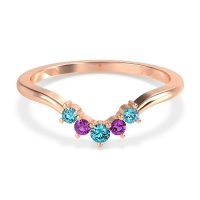 Curved Minimalist Wedding Pala Band