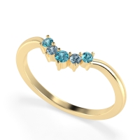 Curved Minimalist Wedding Pala Band