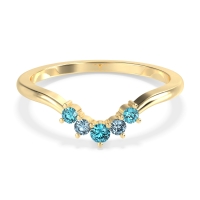 Curved Minimalist Wedding Pala Band