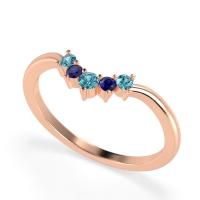 Curved Minimalist Wedding Pala Band