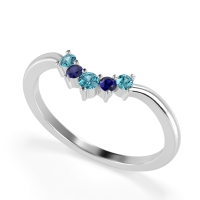 Curved Minimalist Wedding Pala Band