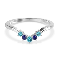 Curved Minimalist Wedding Pala Band