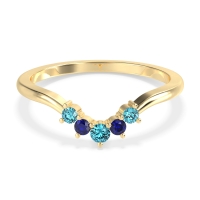 Curved Minimalist Wedding Pala Band