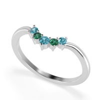 Curved Minimalist Wedding Pala Band