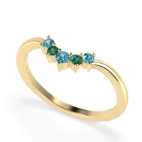 Curved Minimalist Wedding Pala Band