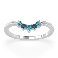 Curved Minimalist Wedding Pala Band