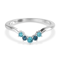 Curved Minimalist Wedding Pala Band