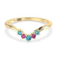 Curved Minimalist Wedding Pala Band