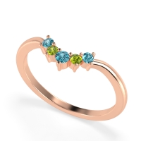 Curved Minimalist Wedding Pala Band