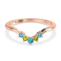Curved Minimalist Wedding Pala Band