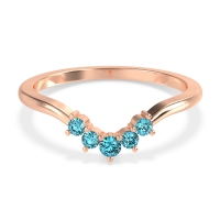 Curved Minimalist Wedding Pala Band