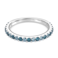 Three-Quarter Eternity Milgrain Akasa Band