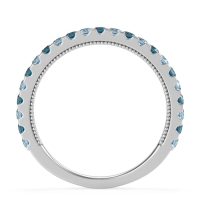 Three-Quarter Eternity Milgrain Akasa Band