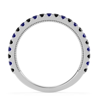 Three-Quarter Eternity Milgrain Akasa Band