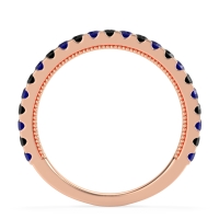 Three-Quarter Eternity Milgrain Akasa Band