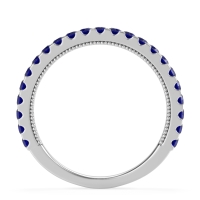 Three-Quarter Eternity Milgrain Akasa Band