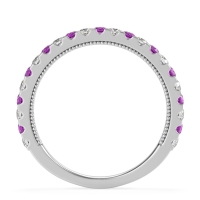 Three-Quarter Eternity Milgrain Akasa Band