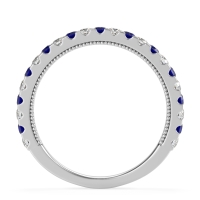 Three-Quarter Eternity Milgrain Akasa Band