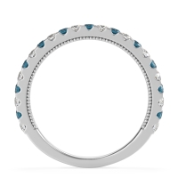 Three-Quarter Eternity Milgrain Akasa Band