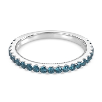 Three-Quarter Eternity Milgrain Akasa Band