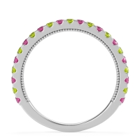 Three-Quarter Eternity Milgrain Akasa Band