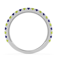 Three-Quarter Eternity Milgrain Akasa Band