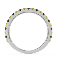 Three-Quarter Eternity Milgrain Akasa Band