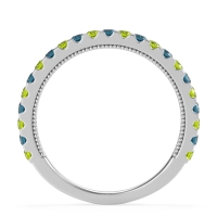 Three-Quarter Eternity Milgrain Akasa Band