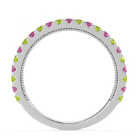 Three-Quarter Eternity Milgrain Akasa Band