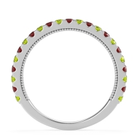 Three-Quarter Eternity Milgrain Akasa Band