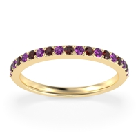 Three-Quarter Prong Set Vakti Band