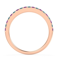 Three-Quarter Prong Set Vakti Band