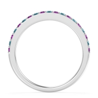 Three-Quarter Prong Set Vakti Band