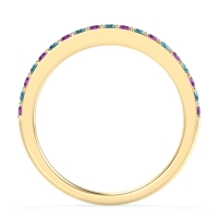 Three-Quarter Prong Set Vakti Band