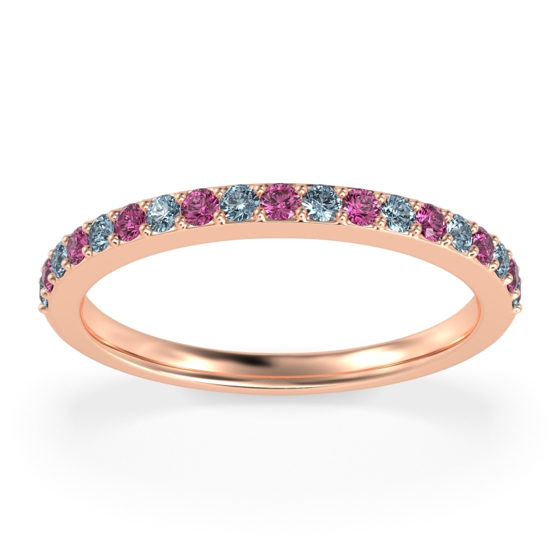 Three-Quarter Prong Set Vakti Band