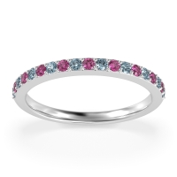 Three-Quarter Prong Set Vakti Band