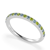 Three-Quarter Prong Set Vakti Band