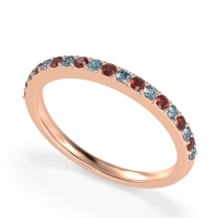 Three-Quarter Prong Set Vakti Band