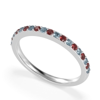 Three-Quarter Prong Set Vakti Band