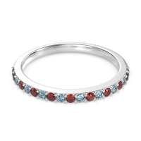 Three-Quarter Prong Set Vakti Band