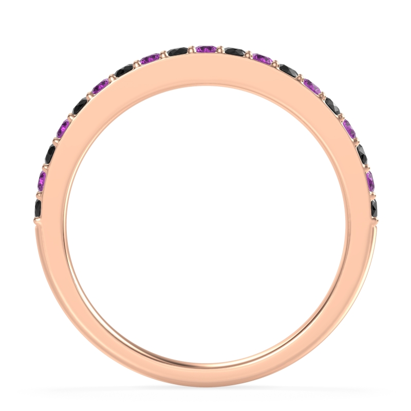 Three-Quarter Prong Set Vakti Band