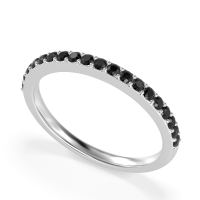 Three-Quarter Prong Set Vakti Band