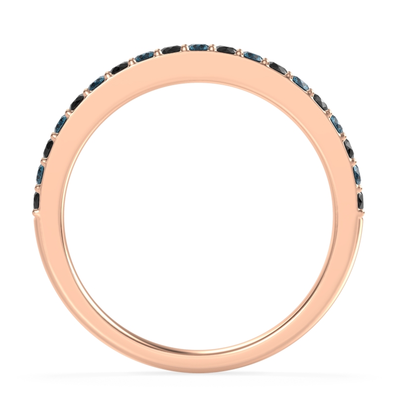 Three-Quarter Prong Set Vakti Band