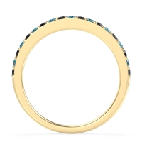 Three-Quarter Prong Set Vakti Band