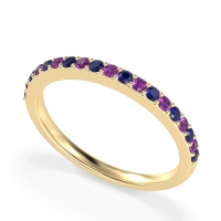 Three-Quarter Prong Set Vakti Band